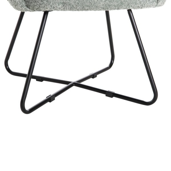 ΠΟΛΥΘΡΟΝΑ HARNIS HM9603.05 ΦΥΣΤΙΚΙ ΜΠΟΥΚΛΕ-ΜΑΥΡΑ ΜΕΤΑΛ.ΠΟΔΙΑ ΧΙΑΣΤΙ 59,5x64x77Υεκ - Image 9