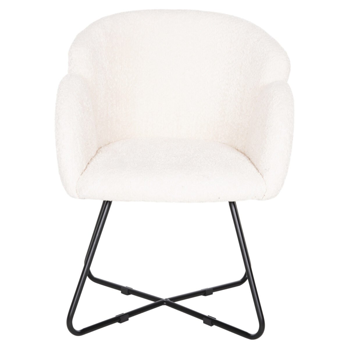 ΠΟΛΥΘΡΟΝΑ HARNIS HM9603.06 ΕΚΡΟΥ ΜΠΟΥΚΛΕ-ΜΑΥΡΑ ΜΕΤΑΛ.ΠΟΔΙΑ ΧΙΑΣΤΙ 59,5x64x77Υεκ - Image 3