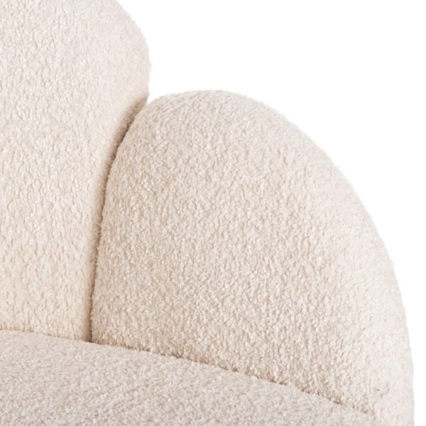 ΠΟΛΥΘΡΟΝΑ HARNIS HM9603.06 ΕΚΡΟΥ ΜΠΟΥΚΛΕ-ΜΑΥΡΑ ΜΕΤΑΛ.ΠΟΔΙΑ ΧΙΑΣΤΙ 59,5x64x77Υεκ - Image 8