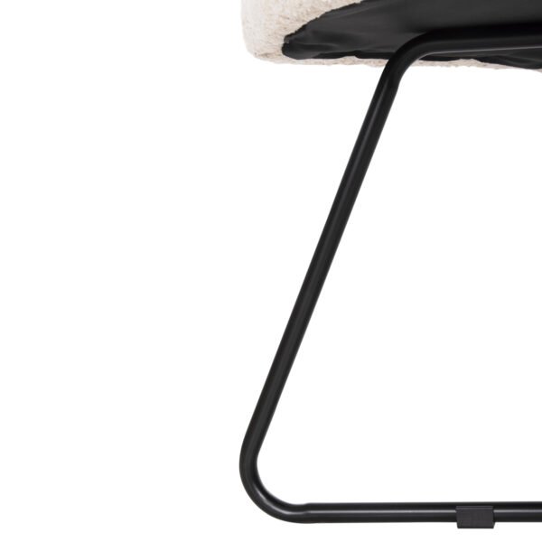 ΠΟΛΥΘΡΟΝΑ HARNIS HM9603.06 ΕΚΡΟΥ ΜΠΟΥΚΛΕ-ΜΑΥΡΑ ΜΕΤΑΛ.ΠΟΔΙΑ ΧΙΑΣΤΙ 59,5x64x77Υεκ - Image 10