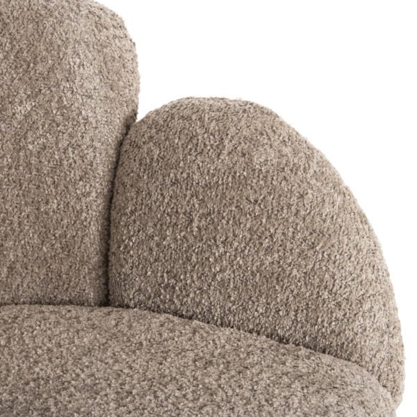 ΠΟΛΥΘΡΟΝΑ HARNIS HM9603.08 ΜΠΕΖ ΜΠΟΥΚΛΕ-ΜΑΥΡΑ ΜΕΤΑΛ.ΠΟΔΙΑ ΧΙΑΣΤΙ 59,5x64x77Υεκ - Image 8