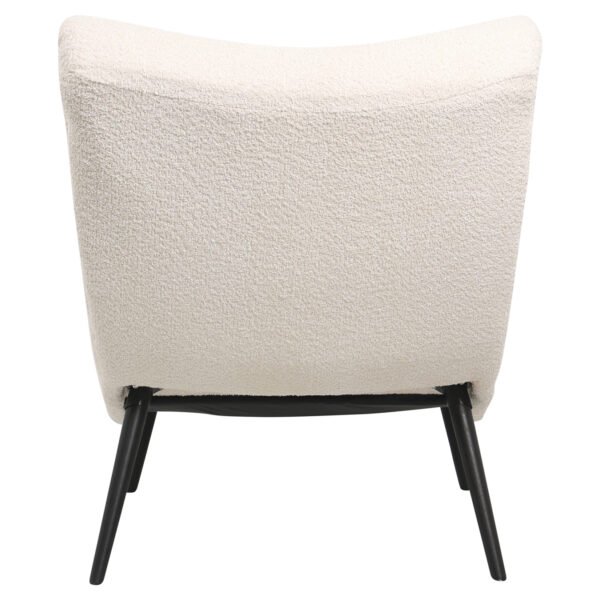 ΠΟΛΥΘΡΟΝΑ BRYM HM9605.06 ΕΚΡΟΥ ΜΠΟΥΚΛΕ ΥΦΑΣΜΑ-ΜΑΥΡΑ ΞΥΛΙΝΑ ΠΟΔΙΑ 97x80x100Υ εκ. - Image 4