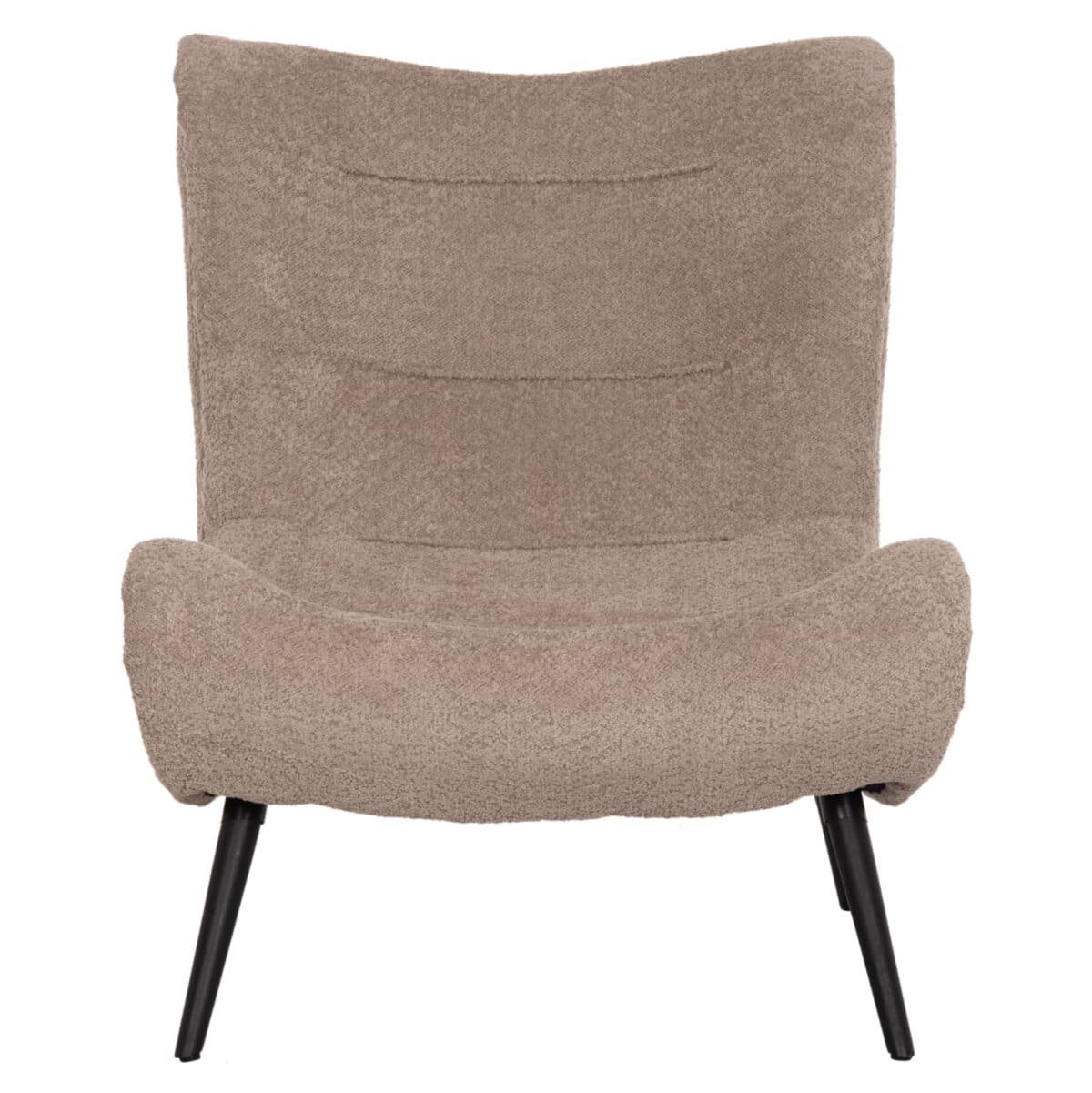 ΠΟΛΥΘΡΟΝΑ BRYM HM9605.08 ΣΚΟΥΡΟ ΜΠΕΖ ΜΠΟΥΚΛΕ ΥΦΑΣΜΑ-ΜΑΥΡΑ ΞΥΛΙΝΑ ΠΟΔΙΑ 80x95x95Υεκ. - Image 3