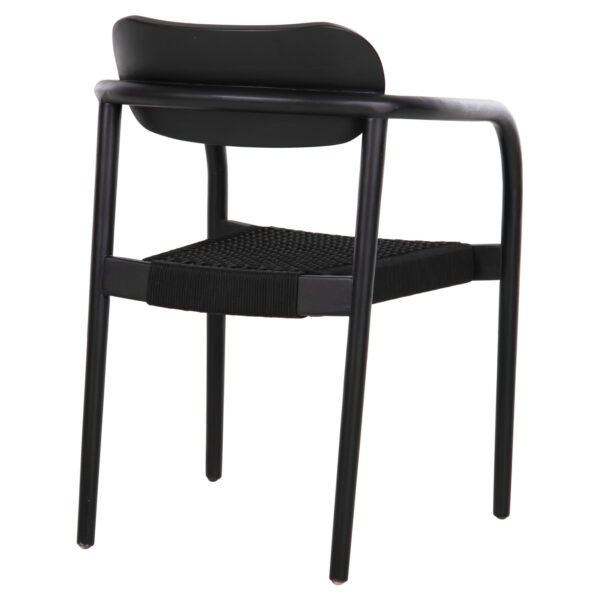 ΠΟΛΥΘΡΟΝΑ OSLO HM9636.12 ΞΥΛΟ TEAK ΜΑΥΡΟ & ΜΑΥΡΟ ΣΧΟΙΝΙ 55x54x80Yεκ. - Image 5