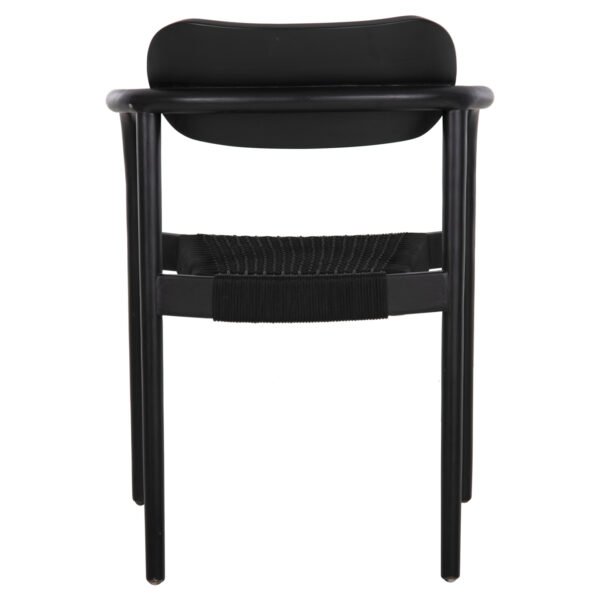 ΠΟΛΥΘΡΟΝΑ OSLO HM9636.12 ΞΥΛΟ TEAK ΜΑΥΡΟ & ΜΑΥΡΟ ΣΧΟΙΝΙ 55x54x80Yεκ. - Image 6