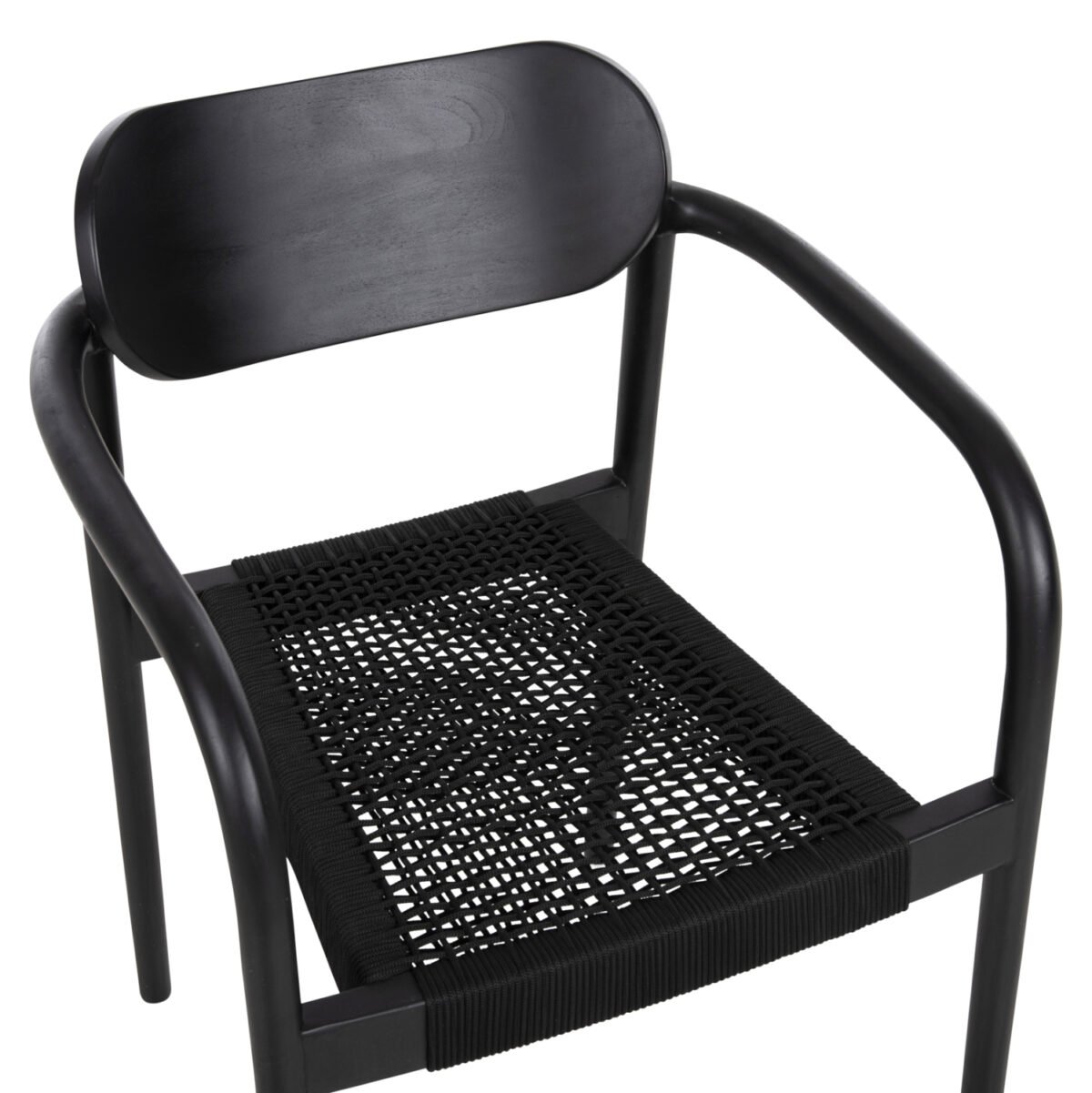 ΠΟΛΥΘΡΟΝΑ OSLO HM9636.12 ΞΥΛΟ TEAK ΜΑΥΡΟ & ΜΑΥΡΟ ΣΧΟΙΝΙ 55x54x80Yεκ. - Image 7