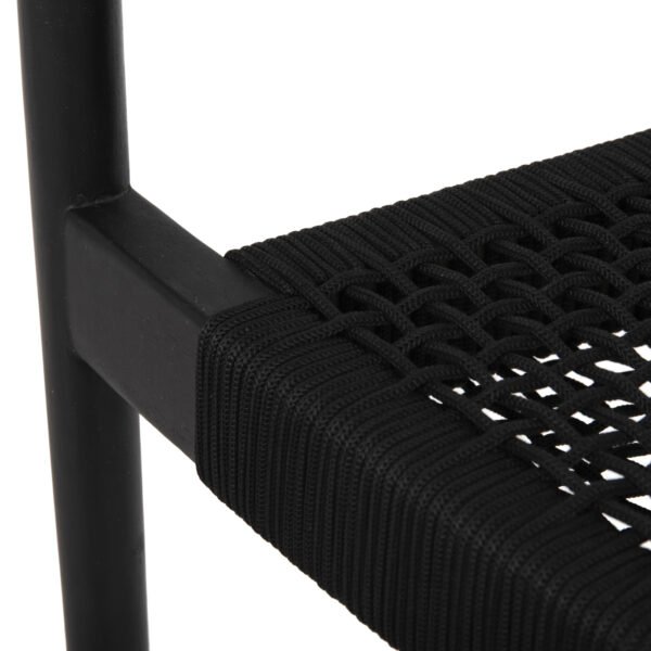 ΠΟΛΥΘΡΟΝΑ OSLO HM9636.12 ΞΥΛΟ TEAK ΜΑΥΡΟ & ΜΑΥΡΟ ΣΧΟΙΝΙ 55x54x80Yεκ. - Image 9