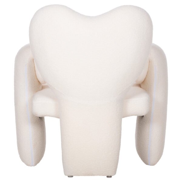 ΠΟΛΥΘΡΟΝΑ HARTT HM9777.05 ΛΕΥΚΟ TEDDY ΥΦΑΣΜΑ 84x74x87Yεκ. - Image 6