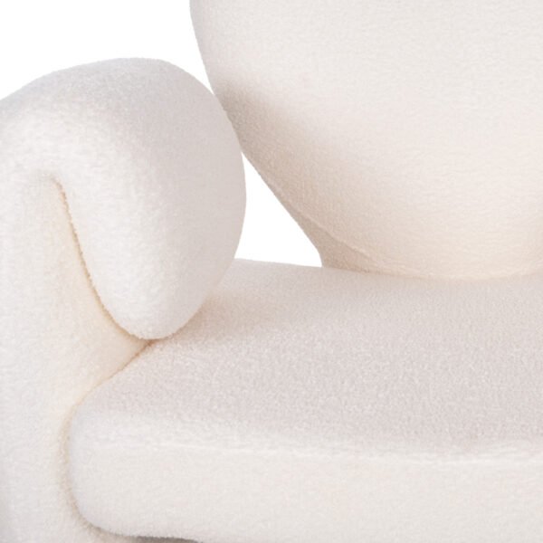 ΠΟΛΥΘΡΟΝΑ HARTT HM9777.05 ΛΕΥΚΟ TEDDY ΥΦΑΣΜΑ 84x74x87Yεκ. - Image 8