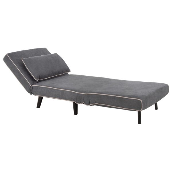 ΠΟΛΥΘΡΟΝΑ ΚΡΕΒΑΤΙ BRAXTON HM8425.10 ΣΚΟΥΡΟ ΓΚΡΙ ΥΦΑΣΜΑ 78x88x78Υεκ. - Image 4