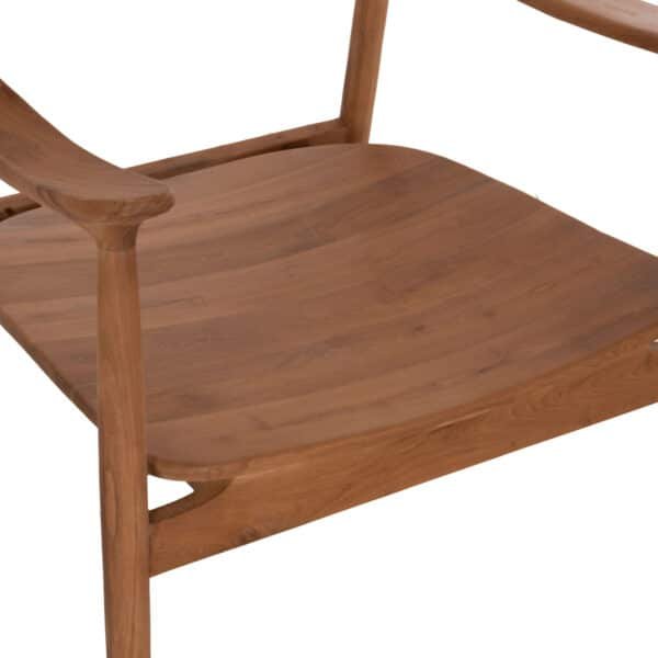 ΠΟΛΥΘΡΟΝΑ LOUNGE RANGER HM18255.01 ΞΥΛΟ TEAK ΣΕ ΦΥΣΙΚΟ 70x73x73Υεκ. - Image 8