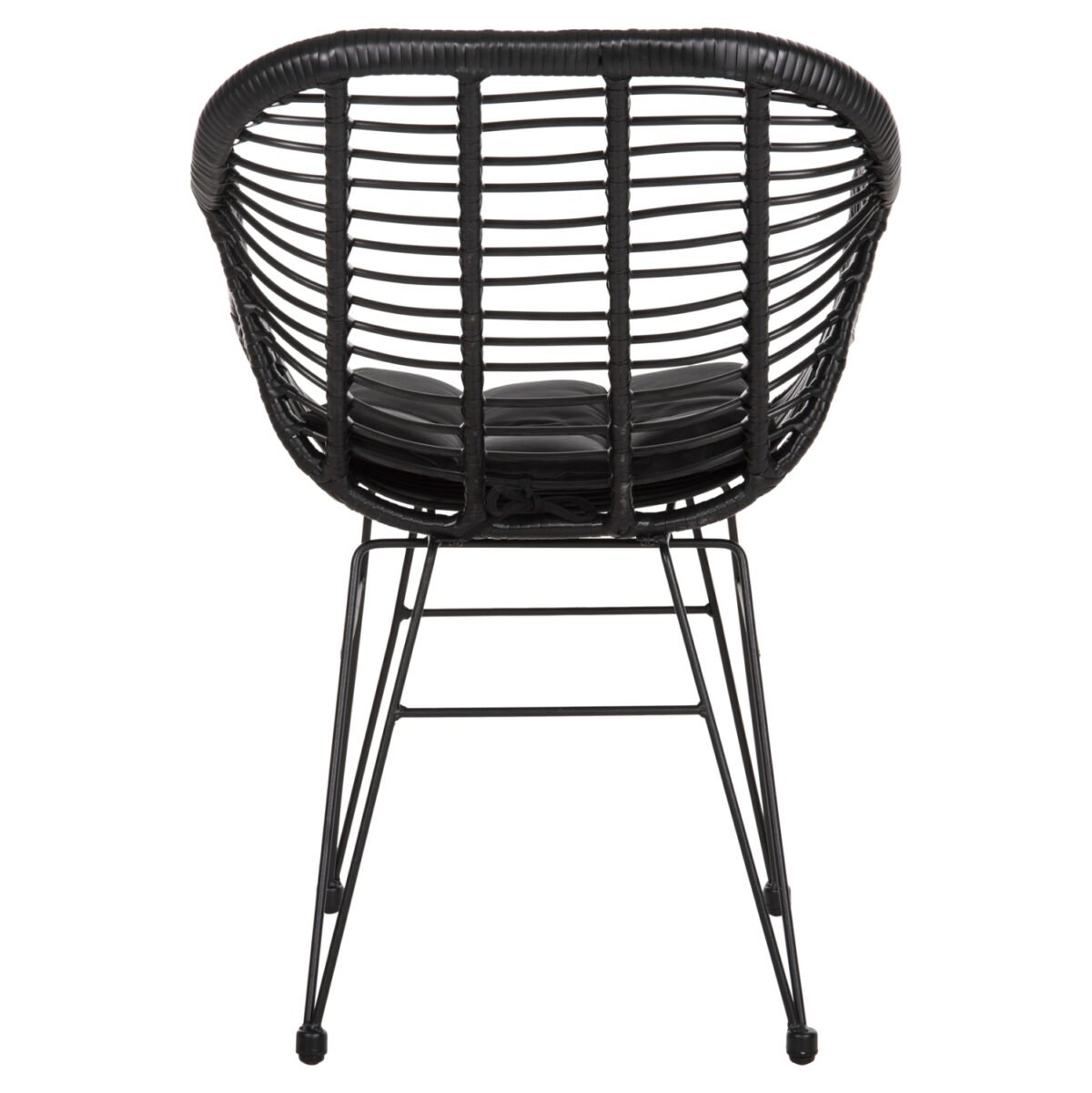 ΠΟΛΥΘΡΟΝΑ ΜΕ ΜΑΞΙΛΑΡΙ ΜΕΤΑΛΛΙΚΗ ALLEGRA HM5450.32 ΜΕ WICKER ΜΑΥΡΟ 58x59x82Υεκ. - Image 6