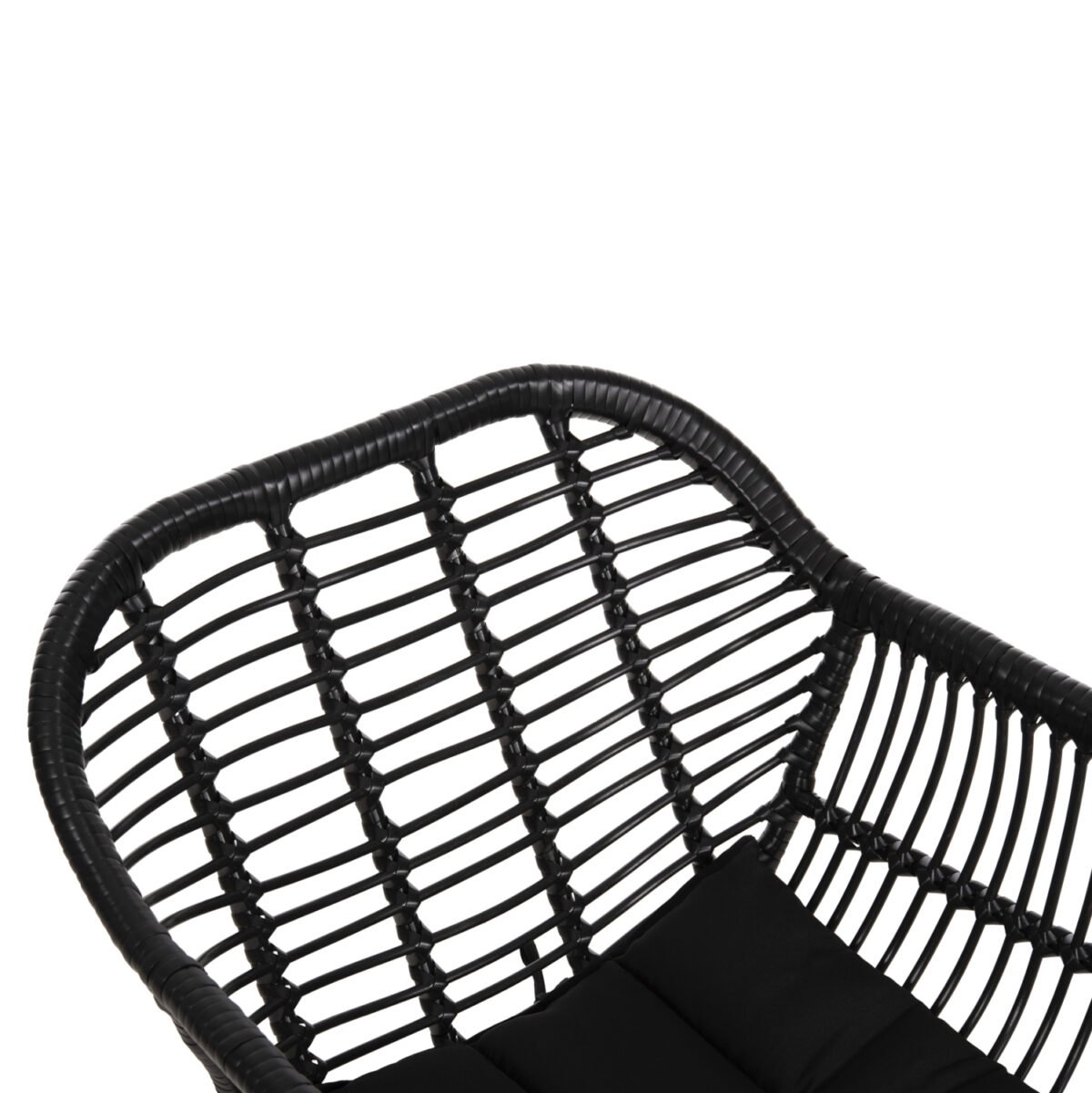 ΠΟΛΥΘΡΟΝΑ ΜΕ ΜΑΞΙΛΑΡΙ ΜΕΤΑΛΛΙΚΗ ALLEGRA HM5450.32 ΜΕ WICKER ΜΑΥΡΟ 58x59x82Υεκ. - Image 7