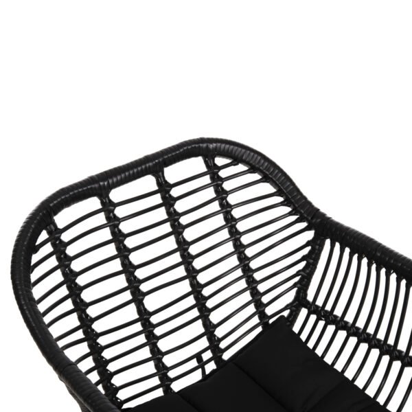 ΠΟΛΥΘΡΟΝΑ ΜΕ ΜΑΞΙΛΑΡΙ ΜΕΤΑΛΛΙΚΗ ALLEGRA HM5450.32 ΜΕ WICKER ΜΑΥΡΟ 58x59x82Υεκ. - Image 7