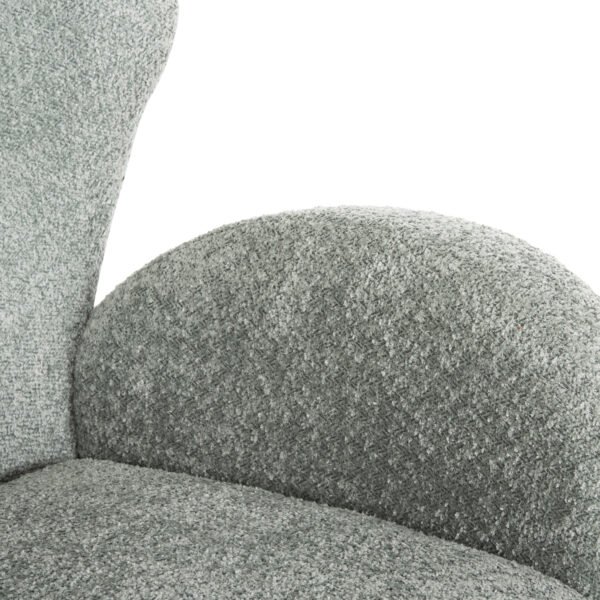 ΠΟΛΥΘΡΟΝΑ ΜΠΕΡΖΕΡΑ KRYLY HM9593.05 ΑΝΟΙΧΤΟ ΠΡΑΣΙΝΟ ΜΠΟΥΚΛΕ-ΜΑΥΡΑ ΞΥΛΙΝΑ ΠΟΔΙΑ 83x87x89Υεκ - Image 8