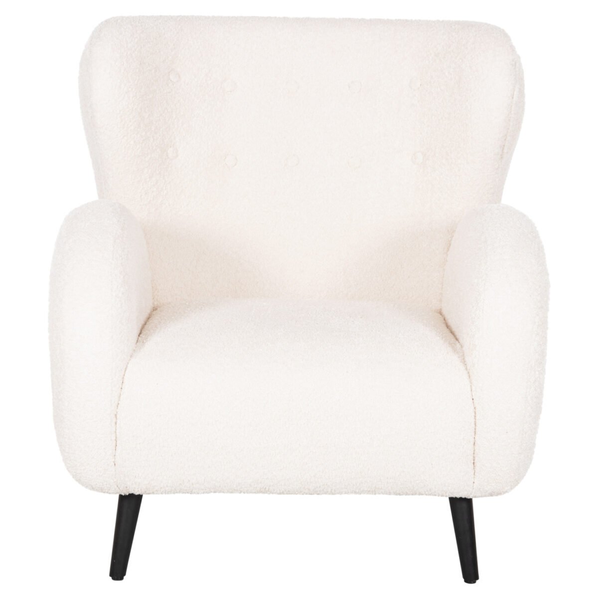 ΠΟΛΥΘΡΟΝΑ ΜΠΕΡΖΕΡΑ KRYLY HM9593.06 ΕΚΡΟΥ ΜΠΟΥΚΛΕ-ΜΑΥΡΑ ΞΥΛΙΝΑ ΠΟΔΙΑ 83x87x89Υεκ - Image 3