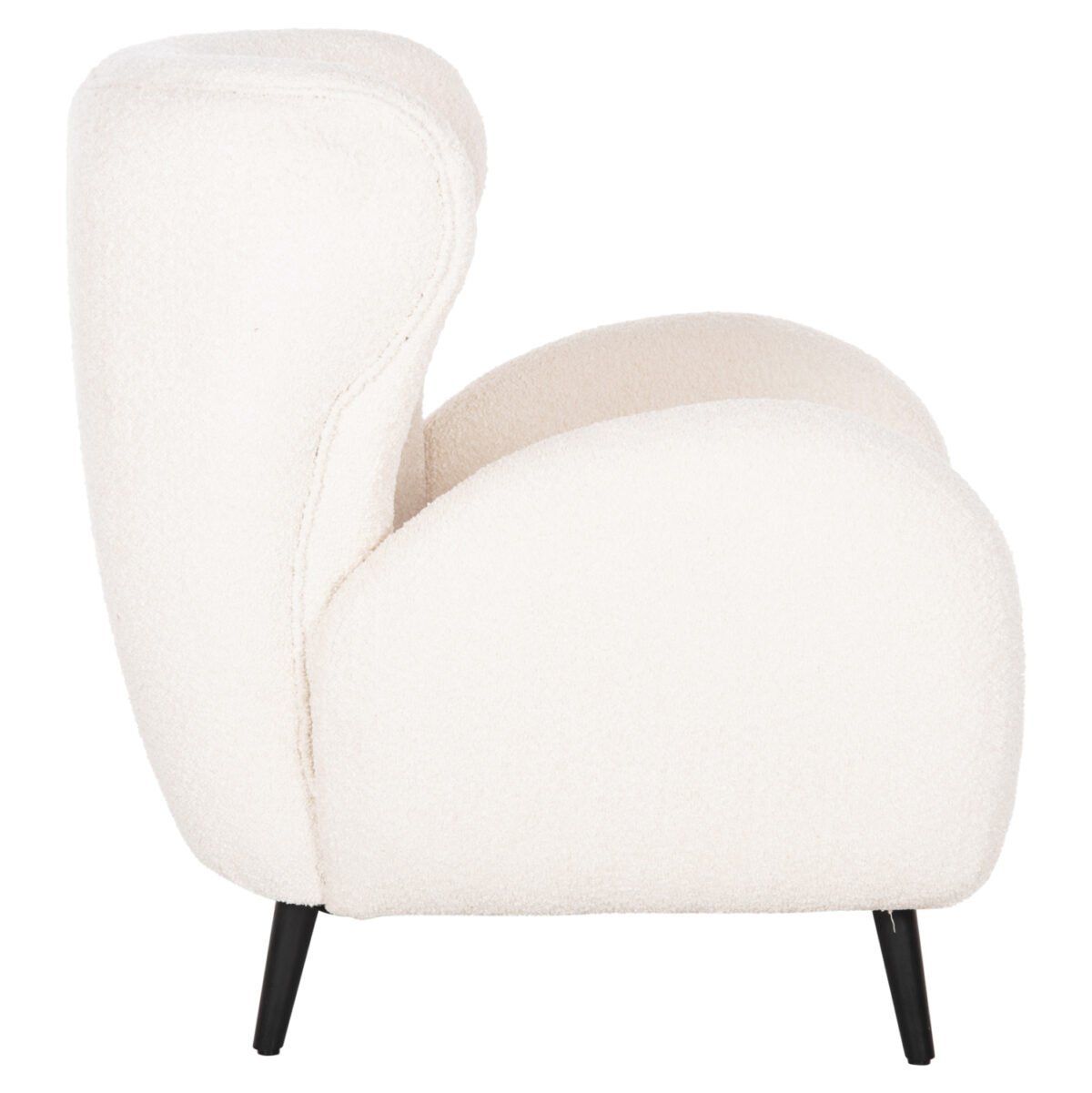 ΠΟΛΥΘΡΟΝΑ ΜΠΕΡΖΕΡΑ KRYLY HM9593.06 ΕΚΡΟΥ ΜΠΟΥΚΛΕ-ΜΑΥΡΑ ΞΥΛΙΝΑ ΠΟΔΙΑ 83x87x89Υεκ - Image 4