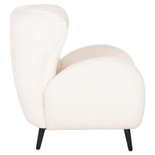 ΠΟΛΥΘΡΟΝΑ ΜΠΕΡΖΕΡΑ KRYLY HM9593.06 ΕΚΡΟΥ ΜΠΟΥΚΛΕ-ΜΑΥΡΑ ΞΥΛΙΝΑ ΠΟΔΙΑ 83x87x89Υεκ - Image 4