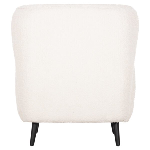 ΠΟΛΥΘΡΟΝΑ ΜΠΕΡΖΕΡΑ KRYLY HM9593.06 ΕΚΡΟΥ ΜΠΟΥΚΛΕ-ΜΑΥΡΑ ΞΥΛΙΝΑ ΠΟΔΙΑ 83x87x89Υεκ - Image 6