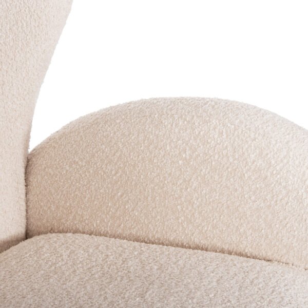 ΠΟΛΥΘΡΟΝΑ ΜΠΕΡΖΕΡΑ KRYLY HM9593.06 ΕΚΡΟΥ ΜΠΟΥΚΛΕ-ΜΑΥΡΑ ΞΥΛΙΝΑ ΠΟΔΙΑ 83x87x89Υεκ - Image 8