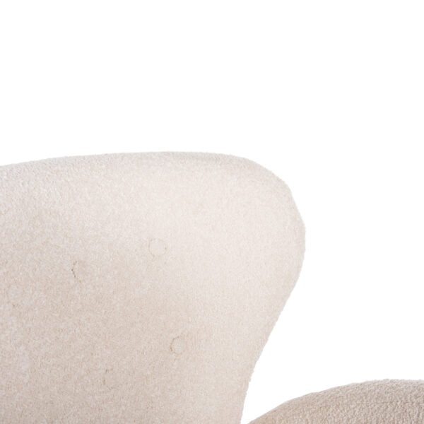 ΠΟΛΥΘΡΟΝΑ ΜΠΕΡΖΕΡΑ KRYLY HM9593.06 ΕΚΡΟΥ ΜΠΟΥΚΛΕ-ΜΑΥΡΑ ΞΥΛΙΝΑ ΠΟΔΙΑ 83x87x89Υεκ - Image 9