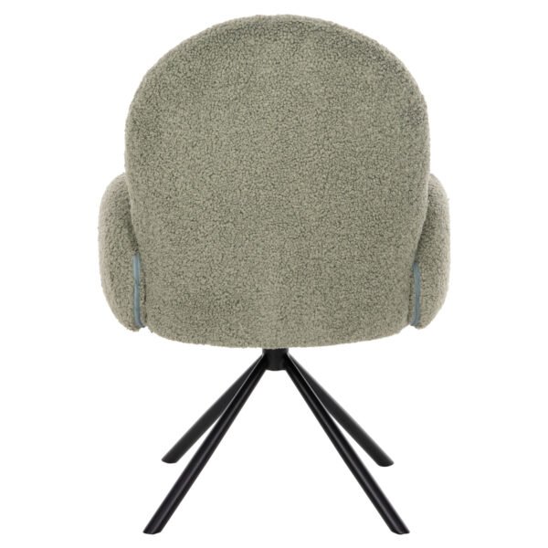 ΠΟΛΥΘΡΟΝΑ ΠΕΡΙΣΤΡΕΦ. WINON HM9778.08 OLIVE GREEN ΜΠΟΥΚΛΕ-ΜΑΥΡΟ ΜΕΤΑΛΛΟ 65x67x92Υ εκ. - Image 6