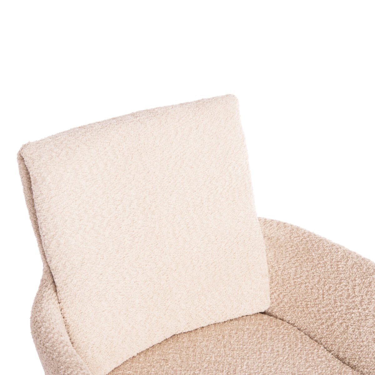 ΠΟΛΥΘΡΟΝΑ ΠΕΡΙΣΤΡΕΦ. BLANS HM9942.07 ΜΠΕΖ ΜΠΟΥΚΛΕ ΥΦΑΣΜΑ-ΜΕΤΑΛΛΙΚΑ ΠΟΔΙΑ 62x60x90Υ - Image 7