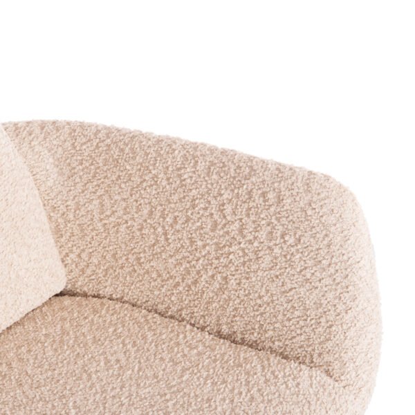 ΠΟΛΥΘΡΟΝΑ ΠΕΡΙΣΤΡΕΦ. BLANS HM9942.07 ΜΠΕΖ ΜΠΟΥΚΛΕ ΥΦΑΣΜΑ-ΜΕΤΑΛΛΙΚΑ ΠΟΔΙΑ 62x60x90Υ - Image 8