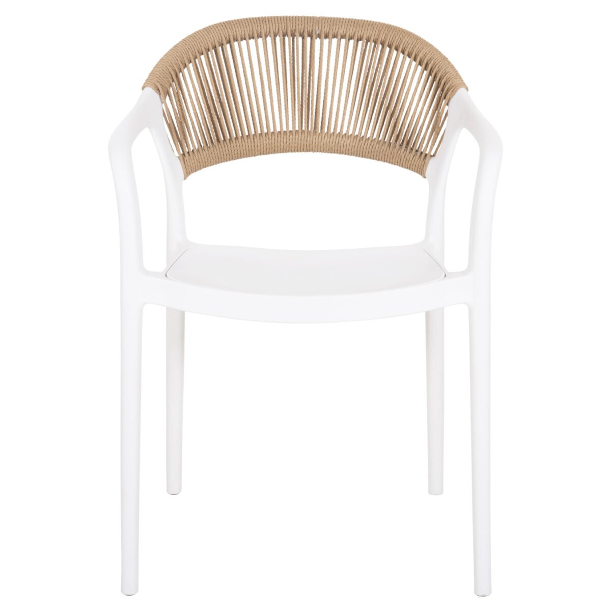 ΠΟΛΥΘΡΟΝΑ ΠΟΛΥΠΡΟΠΥΛΕΝΙΟΥ EVA HM6155.01 ΛΕΥΚΗ ΜΕ ΜΠΕΖ ΣΧΟΙΝΙ 56,5x53x80Υεκ. - Image 3