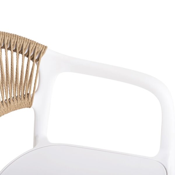 ΠΟΛΥΘΡΟΝΑ ΠΟΛΥΠΡΟΠΥΛΕΝΙΟΥ EVA HM6155.01 ΛΕΥΚΗ ΜΕ ΜΠΕΖ ΣΧΟΙΝΙ 56,5x53x80Υεκ. - Image 8