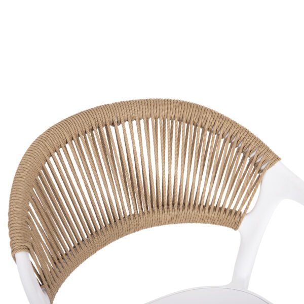 ΠΟΛΥΘΡΟΝΑ ΠΟΛΥΠΡΟΠΥΛΕΝΙΟΥ EVA HM6155.01 ΛΕΥΚΗ ΜΕ ΜΠΕΖ ΣΧΟΙΝΙ 56,5x53x80Υεκ. - Image 9