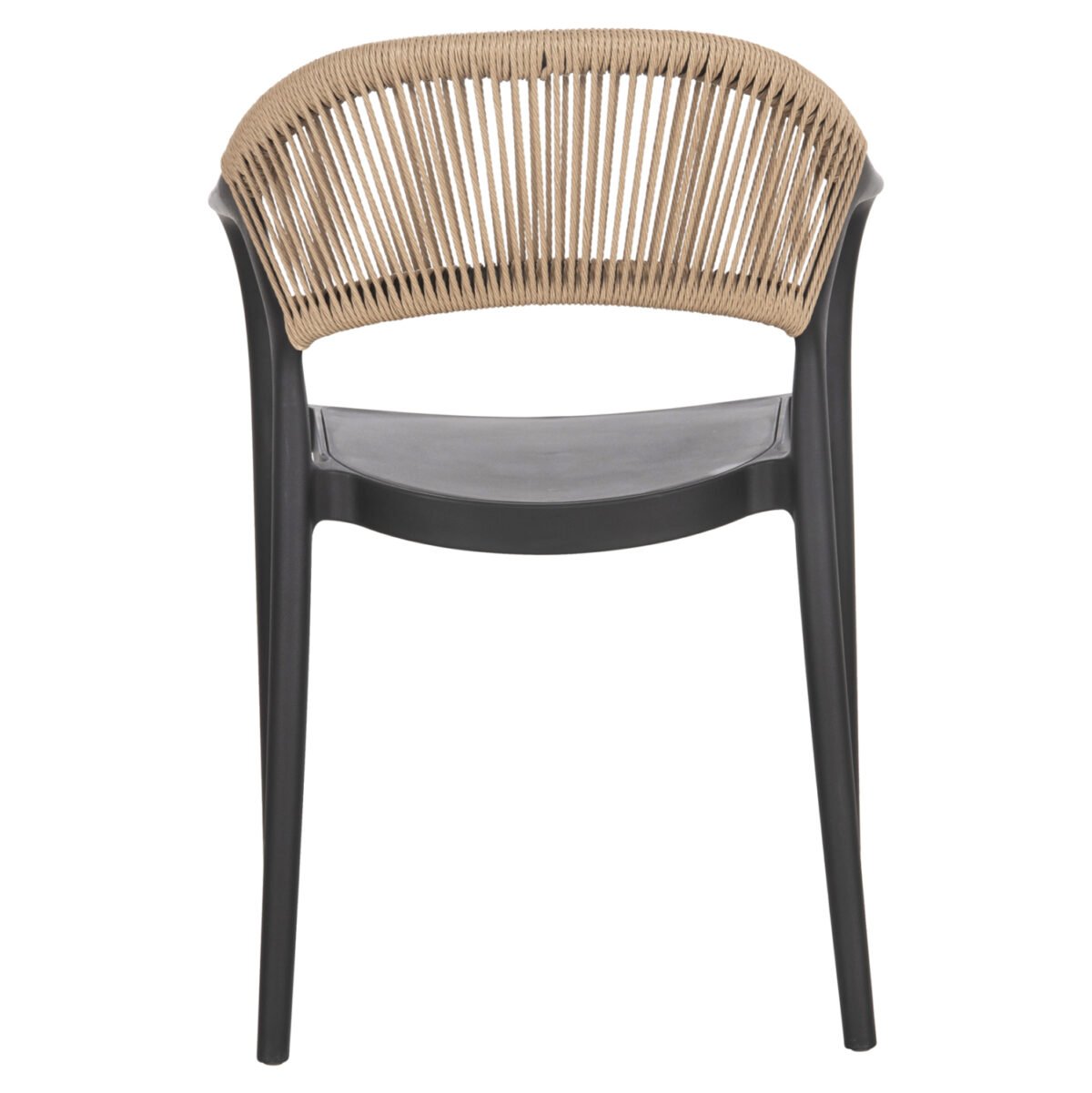 ΠΟΛΥΘΡΟΝΑ ΠΟΛΥΠΡΟΠΥΛΕΝΙΟΥ EVA HM6155.02 ΜΑΥΡΗ ΜΕ ΜΠΕΖ ΣΧΟΙΝΙ 56,5x53x80Υεκ. - Image 6