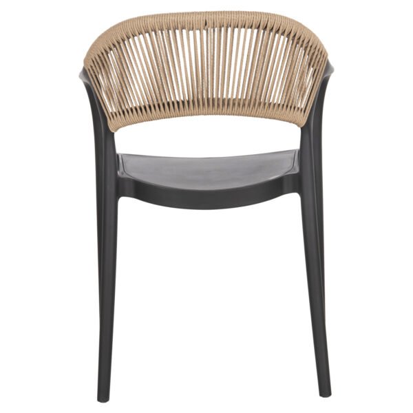 ΠΟΛΥΘΡΟΝΑ ΠΟΛΥΠΡΟΠΥΛΕΝΙΟΥ EVA HM6155.02 ΜΑΥΡΗ ΜΕ ΜΠΕΖ ΣΧΟΙΝΙ 56,5x53x80Υεκ. - Image 6