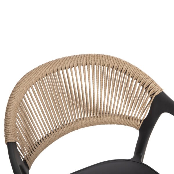 ΠΟΛΥΘΡΟΝΑ ΠΟΛΥΠΡΟΠΥΛΕΝΙΟΥ EVA HM6155.02 ΜΑΥΡΗ ΜΕ ΜΠΕΖ ΣΧΟΙΝΙ 56,5x53x80Υεκ. - Image 7