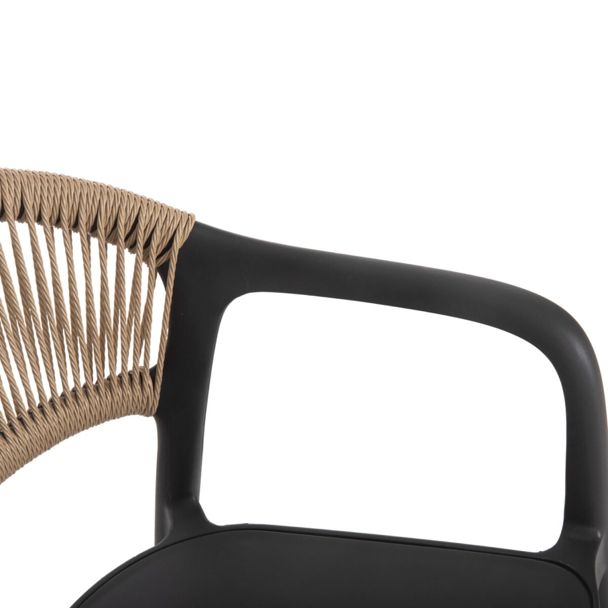 ΠΟΛΥΘΡΟΝΑ ΠΟΛΥΠΡΟΠΥΛΕΝΙΟΥ EVA HM6155.02 ΜΑΥΡΗ ΜΕ ΜΠΕΖ ΣΧΟΙΝΙ 56,5x53x80Υεκ. - Image 8