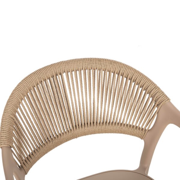 ΠΟΛΥΘΡΟΝΑ ΠΟΛΥΠΡΟΠΥΛΕΝΙΟΥ EVA HM6155.03 ΚΑΠΟΥΤΣΙΝΟ ΜΕ ΜΠΕΖ ΣΧΟΙΝΙ 56,5x53x80Υεκ. - Image 7