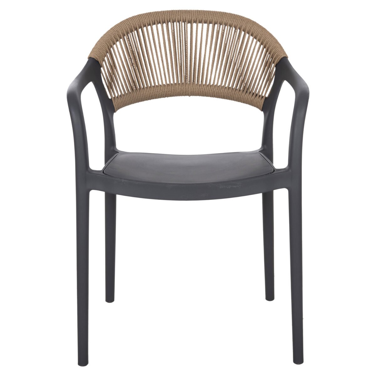 ΠΟΛΥΘΡΟΝΑ ΠΟΛΥΠΡΟΠΥΛΕΝΙΟΥ EVA HM6155.10 ΓΚΡΙ ΜΕ ΜΠΕΖ ΣΧΟΙΝΙ 56,5x53x80Υεκ. - Image 3