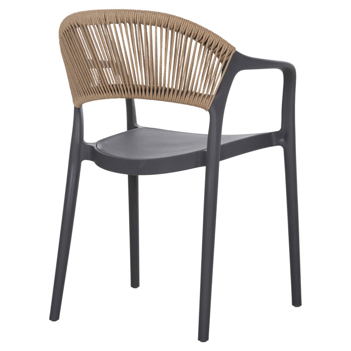 ΠΟΛΥΘΡΟΝΑ ΠΟΛΥΠΡΟΠΥΛΕΝΙΟΥ EVA HM6155.10 ΓΚΡΙ ΜΕ ΜΠΕΖ ΣΧΟΙΝΙ 56,5x53x80Υεκ. - Image 5