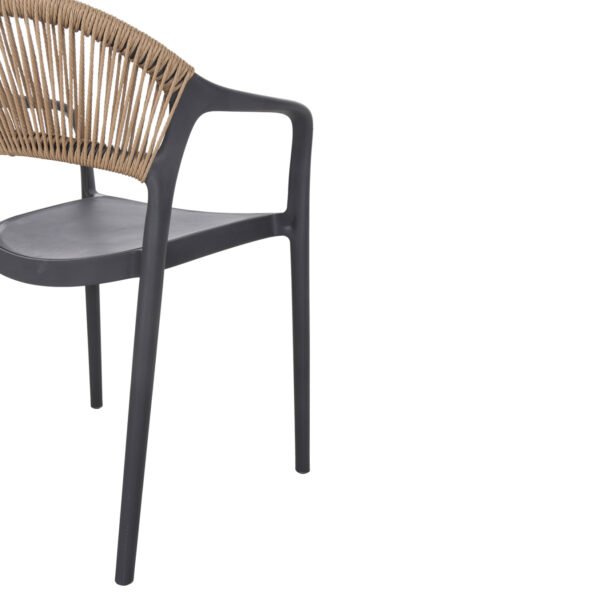 ΠΟΛΥΘΡΟΝΑ ΠΟΛΥΠΡΟΠΥΛΕΝΙΟΥ EVA HM6155.10 ΓΚΡΙ ΜΕ ΜΠΕΖ ΣΧΟΙΝΙ 56,5x53x80Υεκ. - Image 9