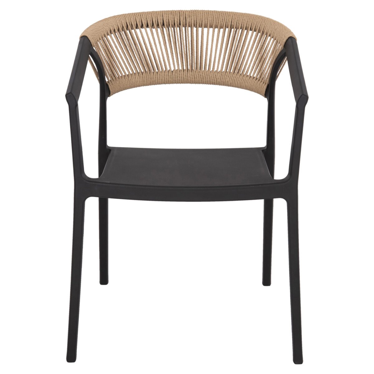 ΠΟΛΥΘΡΟΝΑ ΠΟΛΥΠΡΟΠΥΛΕΝΙΟΥ BOGI HM6240.02 ΜΑΥΡΗ ΜΕ ΜΠΕΖ ΣΧΟΙΝΙ 54x53x75Υεκ. - Image 3