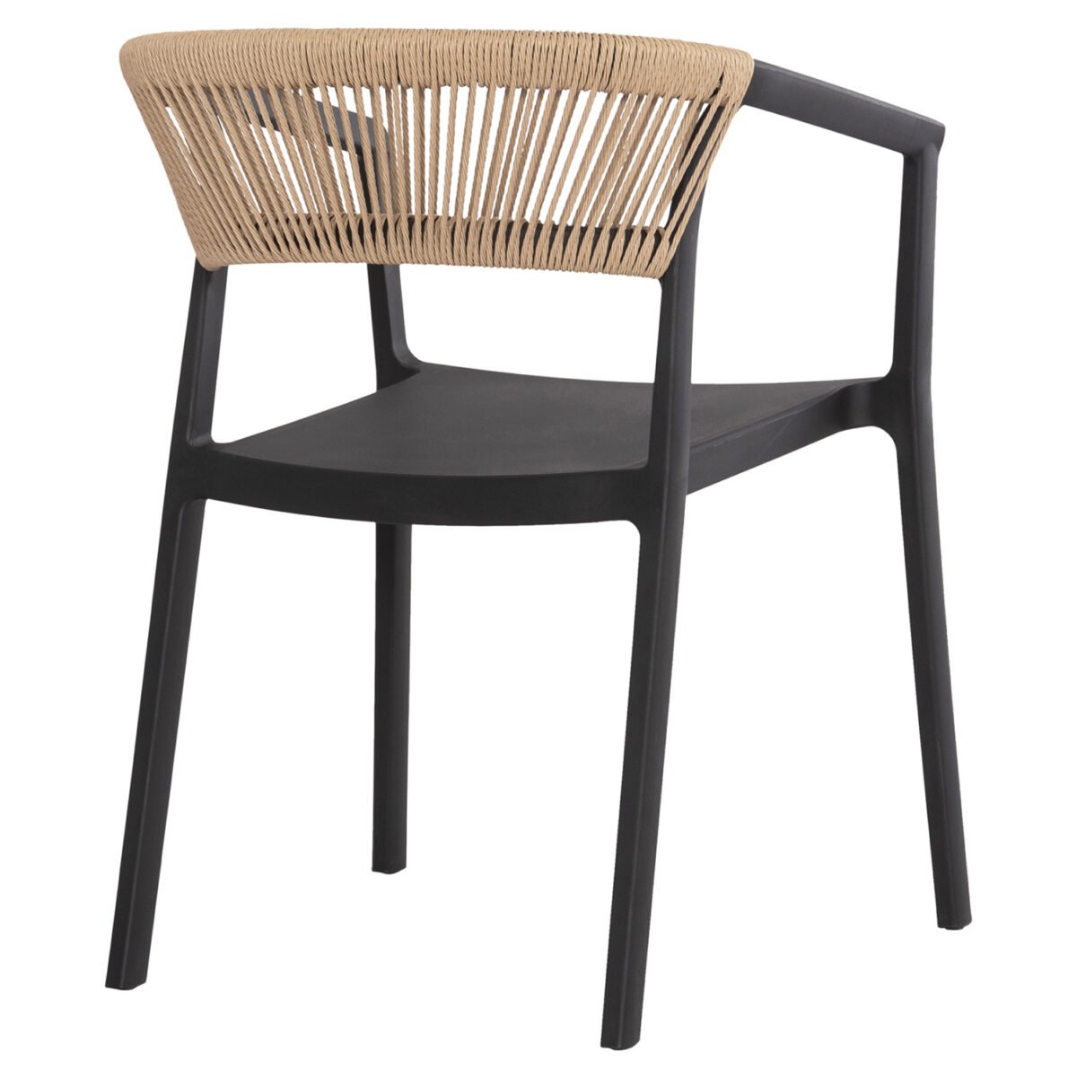 ΠΟΛΥΘΡΟΝΑ ΠΟΛΥΠΡΟΠΥΛΕΝΙΟΥ BOGI HM6240.02 ΜΑΥΡΗ ΜΕ ΜΠΕΖ ΣΧΟΙΝΙ 54x53x75Υεκ. - Image 5