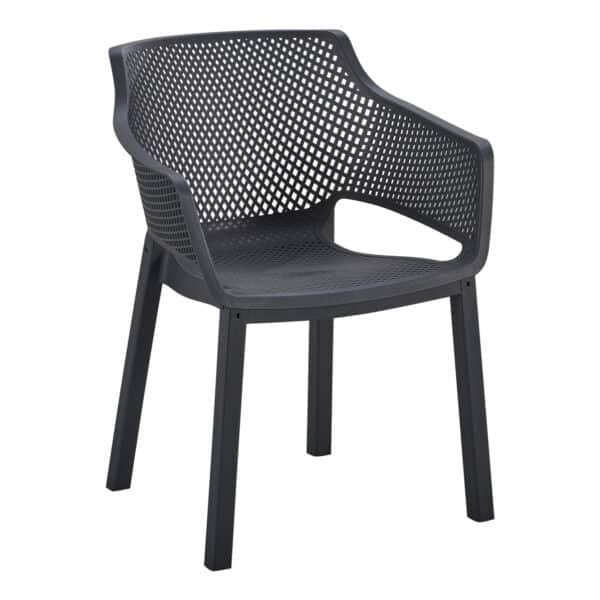 ΠΟΛΥΘΡΟΝΑ ΠΟΛΥΠΡΟΠΥΛΕΝΙΟΥ PEGGY HM6368.02 ΜΑΥΡΟ 60x55x79Υεκ