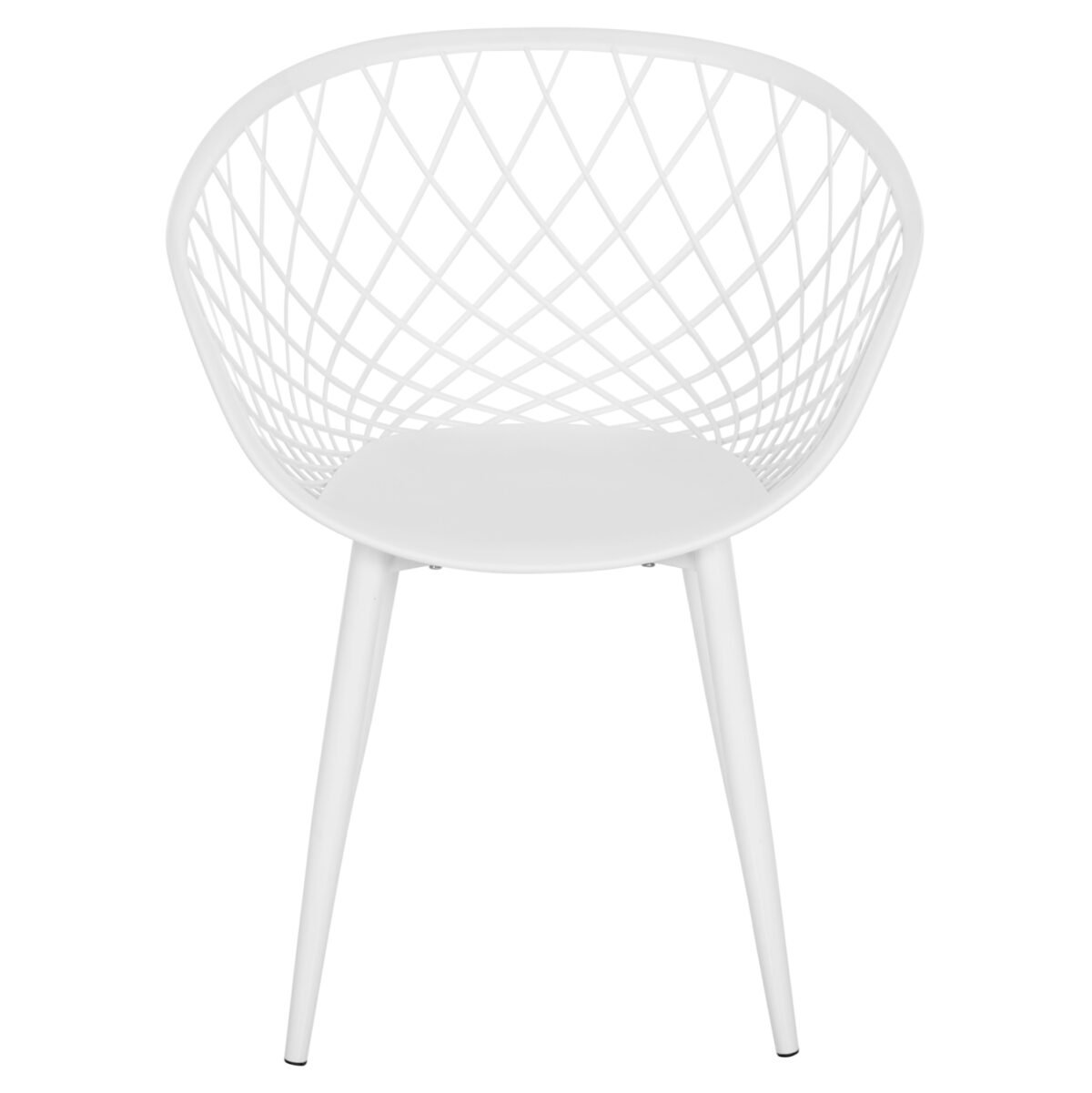 ΠΟΛΥΘΡΟΝΑ ΠΟΛΥΠΡΟΠΥΛΕΝΙΟΥ ARIADNE HM8001.31 ΛΕΥΚΗ ΜΕ ΛΕΥΚΑ ΜΕΤΑΛ.ΠΟΔΙΑ 62x54x81Υεκ. - Image 3