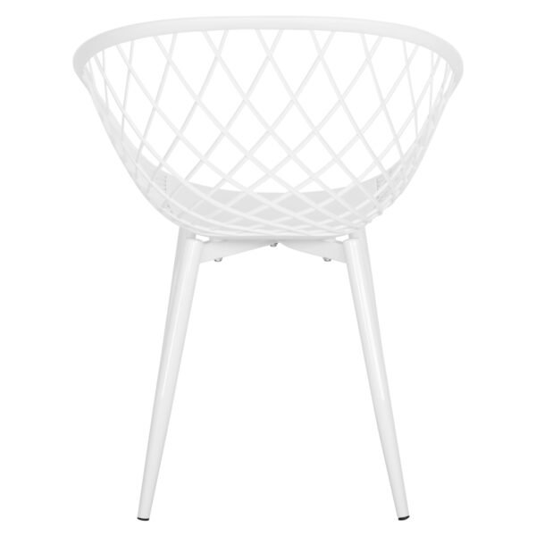 ΠΟΛΥΘΡΟΝΑ ΠΟΛΥΠΡΟΠΥΛΕΝΙΟΥ ARIADNE HM8001.31 ΛΕΥΚΗ ΜΕ ΛΕΥΚΑ ΜΕΤΑΛ.ΠΟΔΙΑ 62x54x81Υεκ. - Image 6