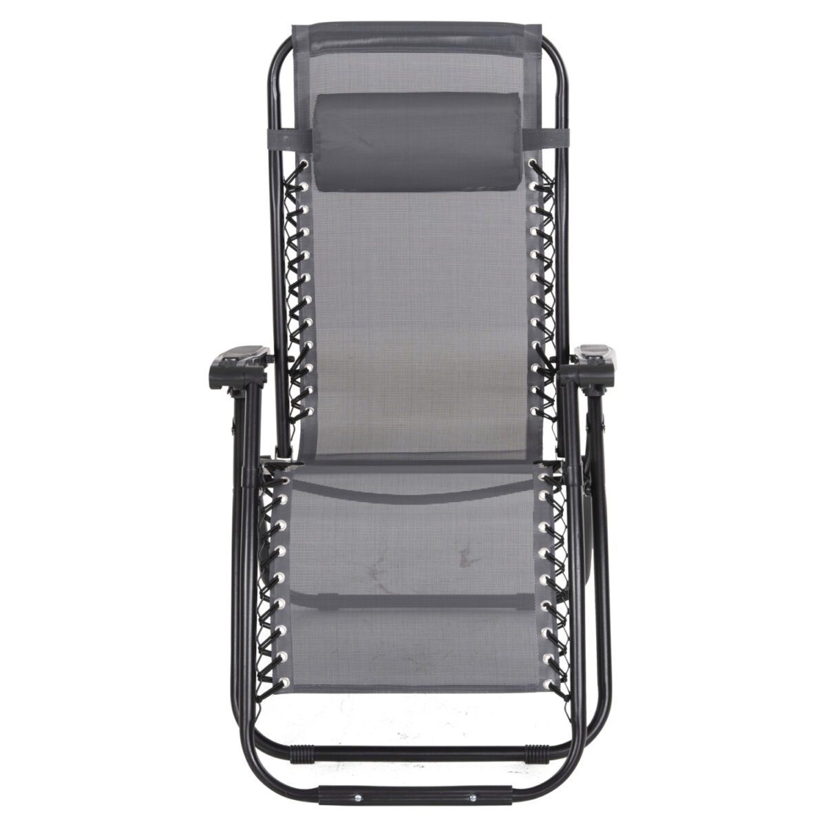 ΠΟΛΥΘΡΟΝΑ RELAX COMPANION HM5095.11 ΓΚΡΙ TEXTILENE-ΜΑΥΡΟ ΜΕΤΑΛΛΟ 67x145x110Υεκ. - Image 4