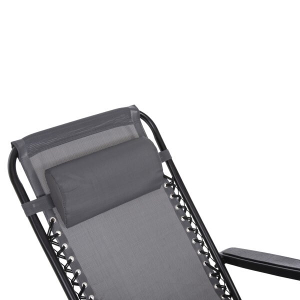 ΠΟΛΥΘΡΟΝΑ RELAX COMPANION HM5095.11 ΓΚΡΙ TEXTILENE-ΜΑΥΡΟ ΜΕΤΑΛΛΟ 67x145x110Υεκ. - Image 8