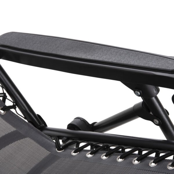 ΠΟΛΥΘΡΟΝΑ RELAX COMPANION HM5095.11 ΓΚΡΙ TEXTILENE-ΜΑΥΡΟ ΜΕΤΑΛΛΟ 67x145x110Υεκ. - Image 9