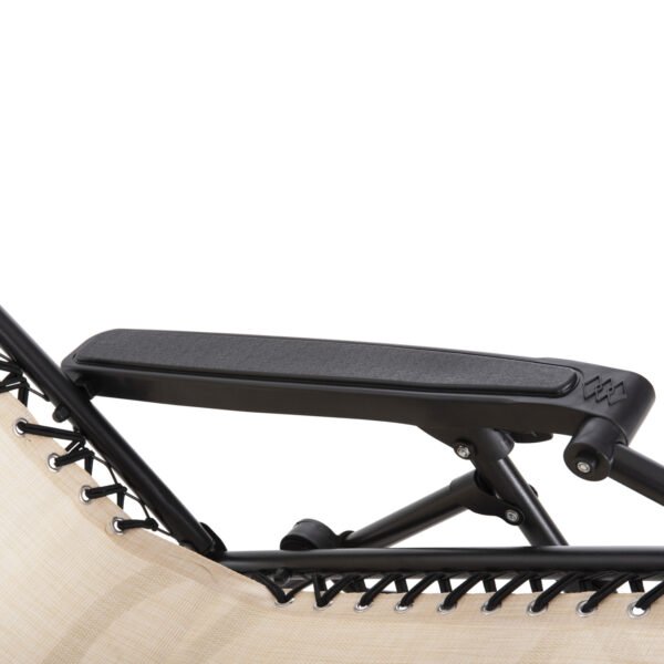 ΠΟΛΥΘΡΟΝΑ RELAX COMPANION HM5095.12 ΜΠΕΖ TEXTILENE-ΜΑΥΡΟ ΜΕΤΑΛΛΟ 67x145x110Υεκ. - Image 10