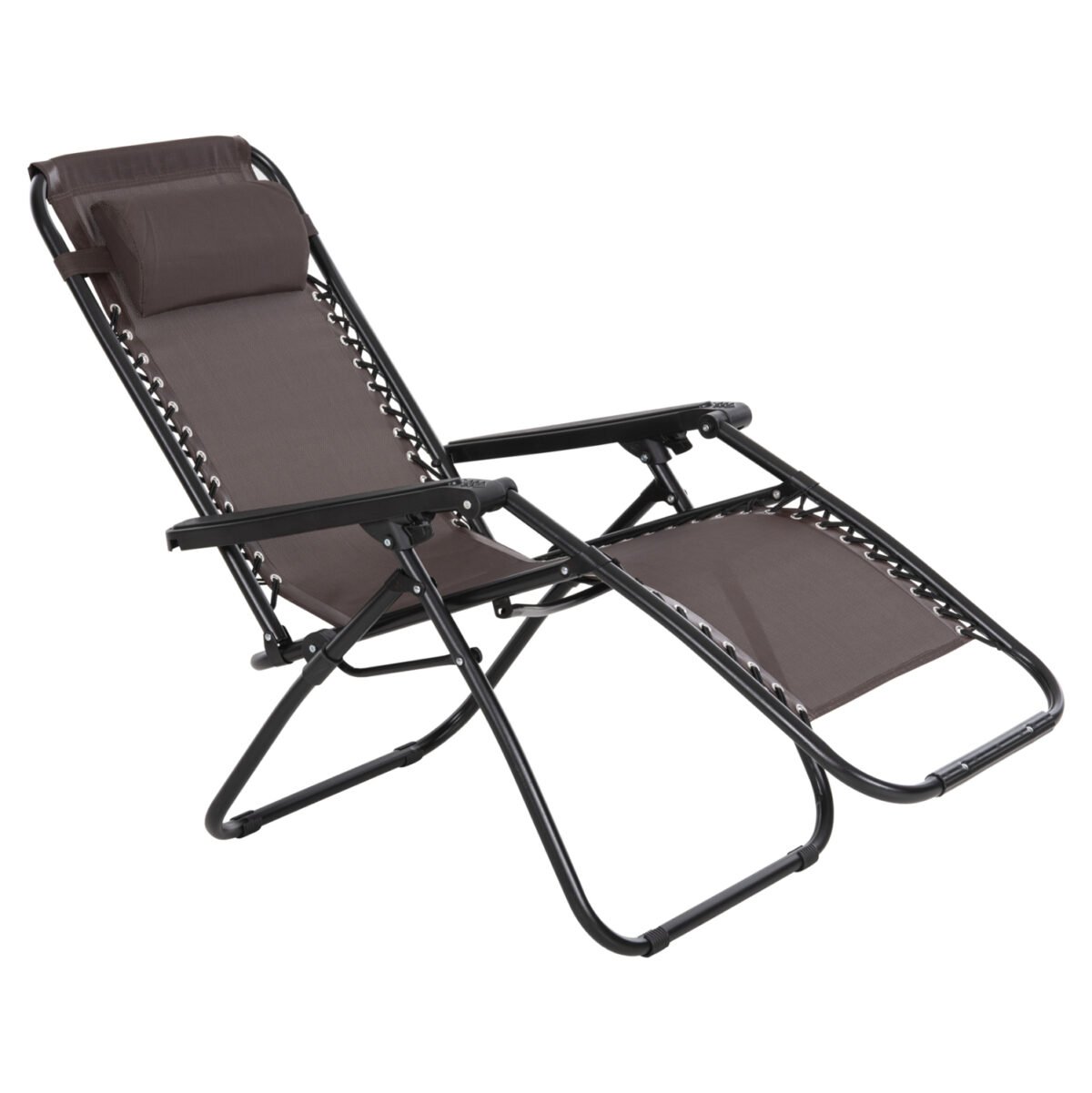 ΠΟΛΥΘΡΟΝΑ RELAX COMPANION HM5095.13 ΚΑΦΕ TEXTILENE-ΜΑΥΡΟ ΜΕΤΑΛΛΟ 67x145x110Υεκ. - Image 3