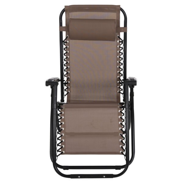 ΠΟΛΥΘΡΟΝΑ RELAX COMPANION HM5095.14 ΣΑΜΠΑΝΙ TEXTILENE-ΜΑΥΡΟ ΜΕΤΑΛΛΟ 67x145x110Υεκ. - Image 4